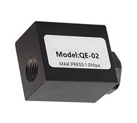 Valvola di scarico rapido 1/4 QE-02 - Valvola di controllo pneumatica in lega di alluminio per sistemi pneumatici, precisione CNC, pressione 1,5-8 kgf/cm², design compatto 52x36 mm