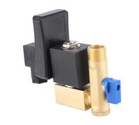 Valvola di Scarico Temporizzata Elettronica Automatica per Compressore d'Aria Gestione Condensa G1/2 DN15 230V Accessorio Aria Compressa Industriale