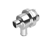 Valvola di scarico turbo universale per auto, valvola di scarico deviatrice di ricircolo, valvola di scarico BOV da 25 mm e 32 mm, parte in alluminio(25mm)
