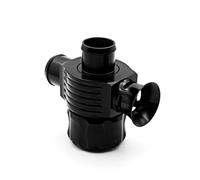 Valvola di scarico universale a doppia porta da 25 mm, valvola di deviazione nera, valvola di scarico BOV, adattatore di scarico Turbo Boost Elettrovalvola
