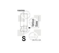 Valvola di scarico V162331 BGA per HONDA ROVER