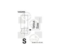 Valvola di scarico V162401 BGA per KIA HYUNDAI