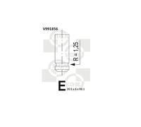 Valvola di scarico V991856 BGA per OPEL HONDA