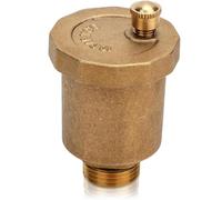 Valvola Di Sfiato Aria Automatica Unidirezionale in Ottone, G1 / 2" Sfiato Automatico a Rilascio Rapido in Ottone Lucido, Valvola Automatica, Protezione D'ottone Della Con Filettatura Maschio