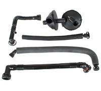 VALVOLA DI SFIATO CARTER MOTORE SEPARATORE OLIO + TUBI - SET PER BMW E46 E90 E91