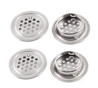 Valvola di sfiato rotonda, hardware in acciaio inox, diametro 39 mm, 4 pezzi, creativo e utile, design professionale