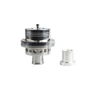 Valvola di Sfiato Turbo, Valvola Di Scarico Universale In Alluminio Turbocompressore Uso Adatto Per Golf MK4 Jetta A4 B5(Silver)
