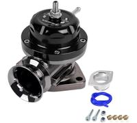 Valvola di sfiato turbo, valvola limitatrice di pressione compatta di tipo RS con tubo a flangia da 6,3 cm per il rilascio del boost in eccesso, migliora le prestazioni turbo (nero)