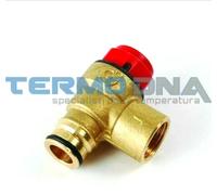 VALVOLA DI SICUREZZA 1/2 SIME 3 BAR 6040201A ORIGINALE 5118764 604201 CALDAIA