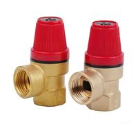 Valvola di sicurezza a membrana in ottone da 1/2 pollice per scaldabagni e sistemi di riscaldamento chiusi, pressione regolabile da 3 a 7 bar, membrana EPDM, tappo girevole ABS, molla in acciaio