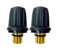 Valvola di sicurezza di ricambio per pulitori a vapore, accessori con O-ring per Karcher per anello per una migliore tenuta 4.590-105.0 nero (confezione da 2)