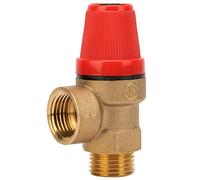 Valvola di Sicurezza Dn15, Valvola di Sicurezza in Ottone Premium G 1/2", Valvola Limitatrice di Pressione 1/2", Dispositivi di Controllo, 3 Bar/6 Bar(6Bar DN15)