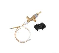 Valvola di sicurezza Flameout, parti di ricambio per riscaldatori con termocoppia da 35 cm e interruttore autoscaricante per apparecchi di riscaldamento commerciali, grigio