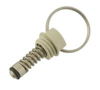 Valvola di sicurezza for coperchio fusto con blocco a sfera in acciaio inossidabile for un controllo sicuro della pressione di fermentazione(GREY-100psi)