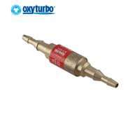 Valvola di sicurezza gas con portagomma per tubo Ø 7-11 mm