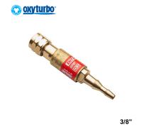 Valvola di sicurezza gas G3/8 SX portagomma per tubo Ø 7-11 mm per impugnatura