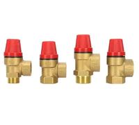 Valvola di sicurezza in ottone Interruttore di scarico for scaldabagno solare Filo interno ed esterno Valvola di sicurezza in ottone 1/2" 3/4"(3/4",FEMALE FEMALE_3BAR)