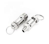 Valvola di sicurezza limitatrice pressione del rilascio dell'aria regolabile da 1/4 "1/2" Compressore d'aria Homebrew scarico in acciaio inossidabile(0.6Mpa,0.5 Inch)