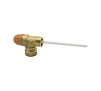 VALVOLA DI SICUREZZA M-TUBO RAME COMBINATA PER SISTEMI SOLARI 3/4" x 22