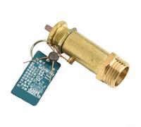 Valvola di sicurezza per compressore d'aria 1/2 per BSP filettato in ottone per la gestione della pressione in applicazioni industriali a bassa pressione (1/2 (8 kg)