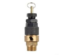 Valvola di sicurezza per compressore d'aria da 3/8" 1/2" per regolatore di pressione filettato in bronzo per compressori d'aria portatili, tenuta morbida a bassa pressione (1/2-8 kg)