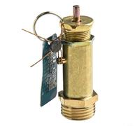 Valvola di sicurezza per compressore d'aria in ottone con filettatura BSP da 1/2 pollice per sistemi a bassa pressione, 8-16 kg/cm2