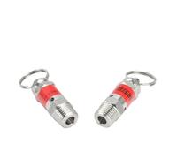 Valvola di sicurezza per compressori d'aria, Valvola limitatrice di pressione del compressore d'aria 304 SS 0,5-10 bar Molla sicurezza 1/8 1/4 BSPT maschio