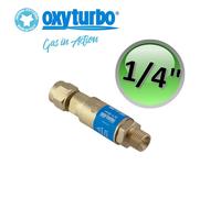 Valvola di sicurezza per ossigeno a doppia protezione per impugnatura - portata