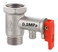 Valvola di sicurezza per scaldabagno, 10,2 cm, in rame, con valvola di ritegno e funzione di valvola di ritegno per una gestione stabile della pressione e protezione dei componenti del riscaldatore