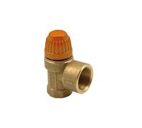 Valvola di sicurezza per sistemi solari termici 1/2" x 3/4" 3 barTIEMM