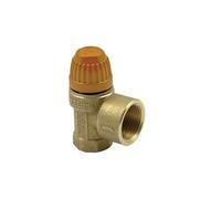 VALVOLA DI SICUREZZA PER SISTEMI SOLARI TERMICI 1/2" x 3/4" 6 bar