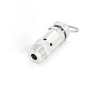Valvola di sicurezza, Pressione del compressore gas con valvola limitatrice di pressione a molla sanitaria 304SS 1/2 pollici(2 6Bar Adjustable)
