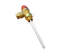 Valvola di sicurezza pressione/temperatura a membrana 3 bar 1/2"x15