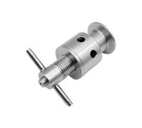 Valvola di sicurezza regolabile a tre morsetti sanitari SUS304, impugnatura a T 1,5" diametro esterno 50,5 mm 0-0,35 MPa for distillazione di birra fatta in casa