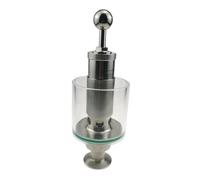 Valvola di sicurezza sanitaria Tri-Morsetti da 1,5'', valvola for fermentatore, dispositivo rilascio dell'aria, pressione for birra fatta in casa