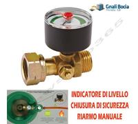 VALVOLA DI SICUREZZA TERMICA INDICATORE LIVELLO ECCESSO FLUSSO GAS PROPANO GPL