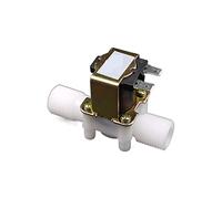 Valvola di solenoide plastica 1/2 "1 2v 24v Distributore lavatrice magnetica Switch pressione pneumatica dell'acqua potabile,Compatibile universale(Waterproof Cover)