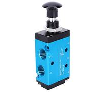 Valvola di spinta a comando manuale Lega di alluminio 2 posizioni 3 vie 4R210 08 Valvola pneumatica durevole componente aria 1/4 pollici per sistemi di automazione industriale