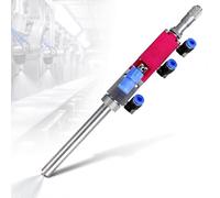 Valvola di spruzzatura pneumatica di precisione con regolazione micrometrica, larghezza di spruzzo regolabile da 4 a 10 mm, ugello da 30/60 mm per colla, lubrificante e inchiostro. (60mm)