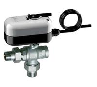 VALVOLA DI ZONA A 3 VIE CROMATA FAR 8S MF CON SERVOCOMANDO ELETTRICO 230V/24V