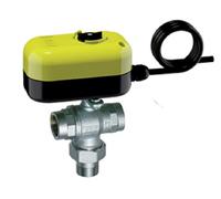 VALVOLA DI ZONA A 3 VIE CROMATE FAR 40S A SFERA AGGANCIO RAPIDO FF 1/2" 3/4" 1"