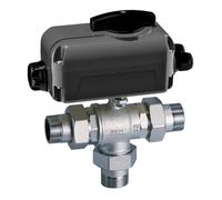 Valvola di zona a sfera passaggio totale 3 vie cromata 1 1/2 FAR