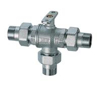 VALVOLA DI ZONA DEVIATRICE A 3 VIE 1" CON ATTACCO M-M FAR 3020 1