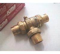 VALVOLA DI ZONA A SFERA A PASSAGGIO TOTALE A TRE VIE MOTORIZZABILE 1" ICMA S.