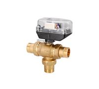 VALVOLA DI ZONA MOTORIZZATA A 3 VIE 1' 220V CON MICRO AUSILIARIO BOCCHETTONE