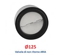 Valvola diametro 125 di NON RITORNO ARIA per le Tubazioni flessibili e rigide Ar