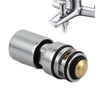 Valvola doccia rame cromato azione molla estraibile distributore acqua