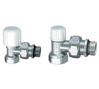 VALVOLA E DETENTORE FAR ATTACCO FERRO SQUADRA 1/2 - 3/8