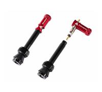 Granite Design Juicy Cap Valves 2 Units Rosso,Nero 44 mm