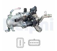Valvola EGR Delphi EG10452-12B1 per Ford Fiesta VI Grand Citroën Berlingo